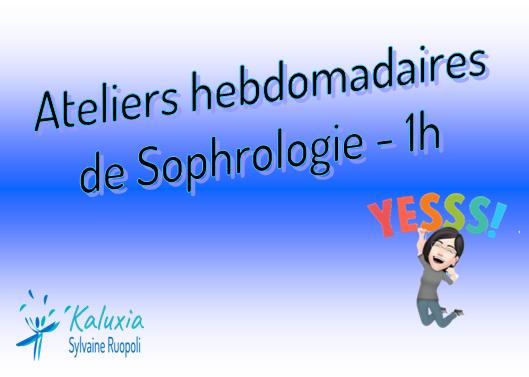 Ateliers hebdomadaires de Sophrologie – Novembre & Décembre 2021 – 1h