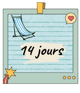 Personne se relaxant dans un hamac face à l'océan au coucher du soleil, illustrant la recherche de la durée idéale vacances pour bien récupérer.